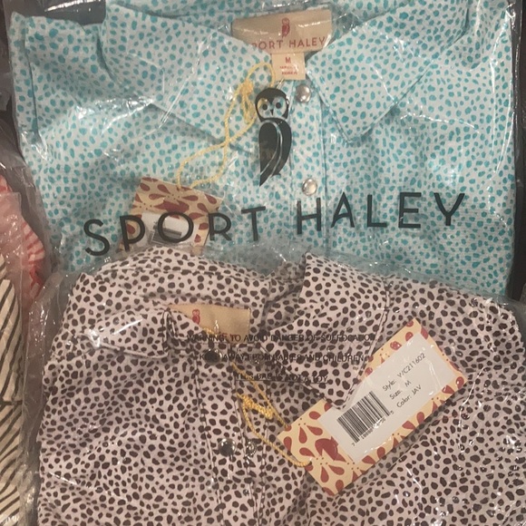 They are new, I have all colors and sizes S, M, L, XL... SPORT HALEY PRICE $25 - Picture 6 of 7